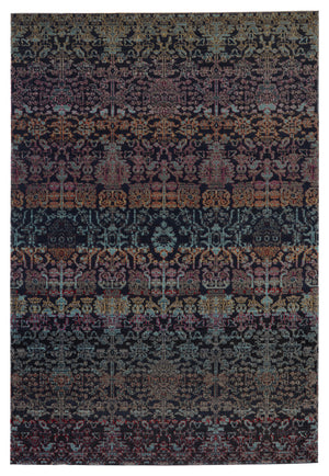 Jaipur Living Bodega Indoor/ Outdoor Trellis Dark Blue/ Multicolor Area Rug (2'X3')