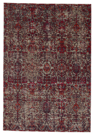 Jaipur Living Bodega Indoor/ Outdoor Trellis Red/ Gray Area Rug (2'X3')