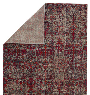 Jaipur Living Bodega Indoor/ Outdoor Trellis Red/ Gray Area Rug (2'X3')