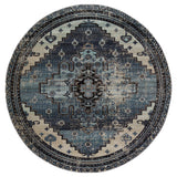 Jaipur Living Polaris Collection POL39 Cicero 100% Polypropylene Machine Made Updated Traditional Medallion Rug RUG149206