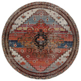 Jaipur Living Polaris Collection POL40 Cicero 100% Polypropylene Machine Made Updated Traditional Medallion Rug RUG149204