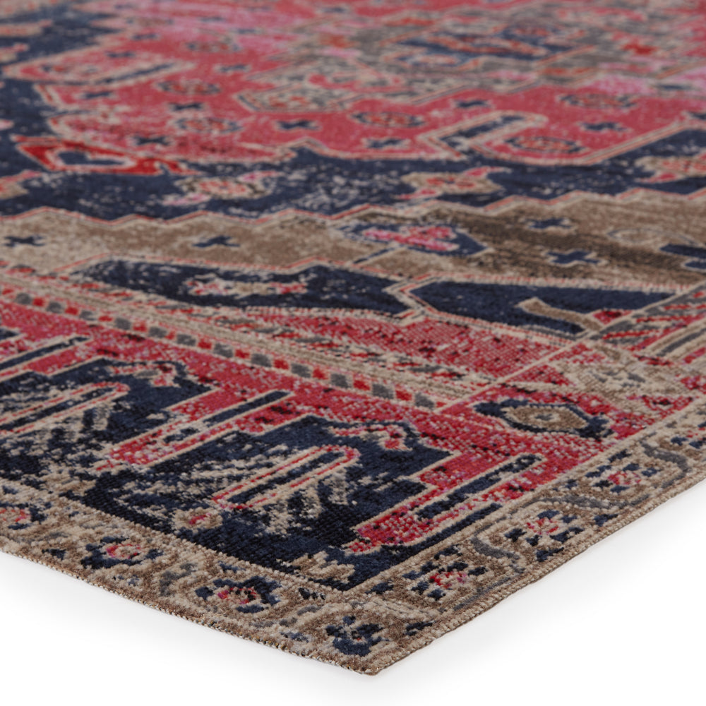 Jaipur Living Cicero Indoor/ Outdoor Medallion Pink/ Blue Area Rug (2'X3')