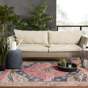 Jaipur Living Polaris Collection POL44 Cicero 100% Polypropylene Machine Made Updated Traditional Medallion Rug RUG149066