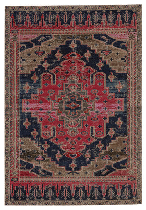 Jaipur Living Polaris Collection POL44 Cicero 100% Polypropylene Machine Made Updated Traditional Medallion Rug RUG149066