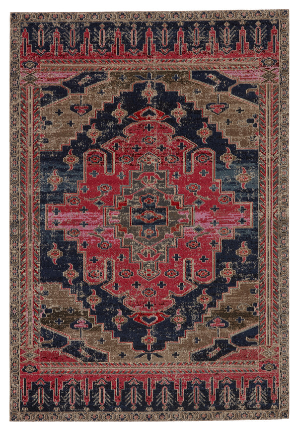 Jaipur Living Polaris Collection POL44 Cicero 100% Polypropylene Machine Made Updated Traditional Medallion Rug RUG149066