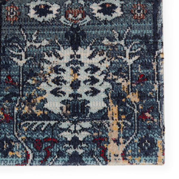 Jaipur Living Genesee Indoor/ Outdoor Trellis Blue/ Beige Area Rug (2'X3')