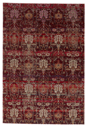 Jaipur Living Genesee Indoor/ Outdoor Trellis Red/ Beige Area Rug (2'X3')