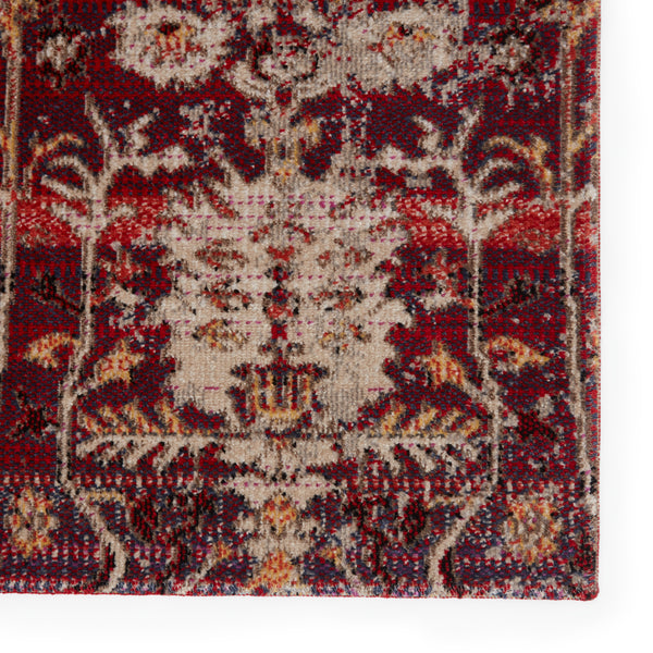 Jaipur Living Genesee Indoor/ Outdoor Trellis Red/ Beige Area Rug (2'X3')
