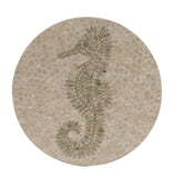 Primina Capiz Mosaic Seahorse Accent C Table