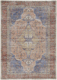 Percy 39APF Machine Made Distressed Polyester  Rug