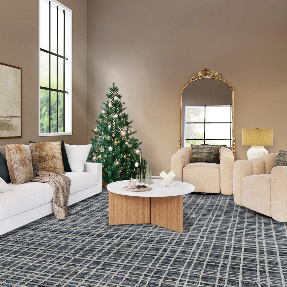 AMER Rugs Paradise PRD-1 Hand-Loomed Geometric Transitional Area Rug Gray 9' x 12'