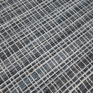 AMER Rugs Paradise PRD-1 Hand-Loomed Geometric Transitional Area Rug Gray 9' x 12'