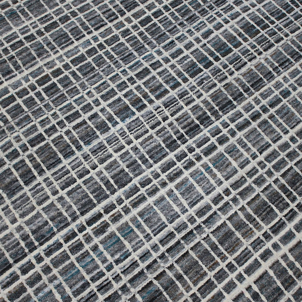 AMER Rugs Paradise PRD-1 Hand-Loomed Geometric Transitional Area Rug Gray 9' x 12'