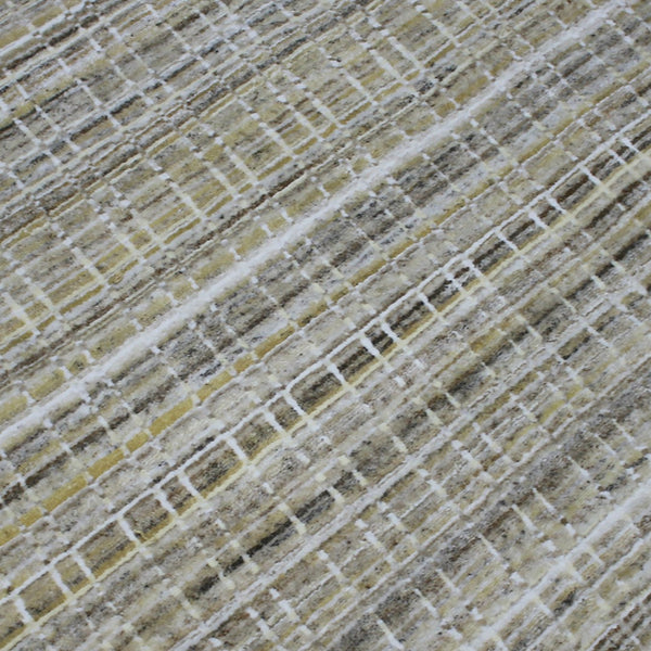 AMER Rugs Paradise PRD-3 Hand-Loomed Geometric Transitional Area Rug Gold 9' x 12'