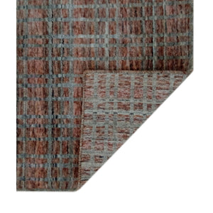 AMER Rugs Paradise PRD-5 Hand-Loomed Geometric Transitional Area Rug Brick Red 9' x 12'