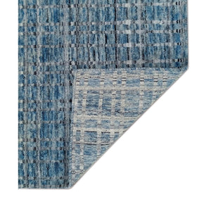 AMER Rugs Paradise PRD-6 Hand-Loomed Geometric Transitional Area Rug Blue 9' x 12'