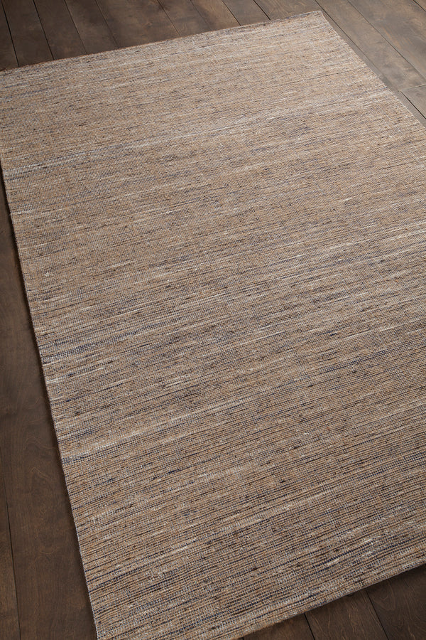 Chandra Rugs Pretor 60% Jute + 30% Wool +10%Cotton Hand-Woven Flatweave Contemporary Rug Blue/Natural 7'9 x 10'6