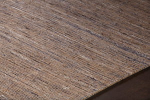 Chandra Rugs Pretor 60% Jute + 30% Wool +10%Cotton Hand-Woven Flatweave Contemporary Rug Blue/Natural 7'9 x 10'6