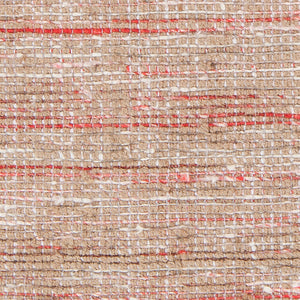Chandra Rugs Pretor 60% Jute + 30% Wool +10%Cotton Hand-Woven Flatweave Contemporary Rug Pink/Natural 7'9 x 10'6