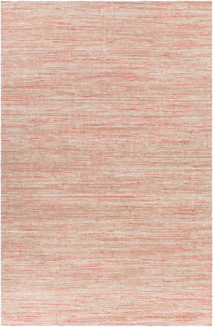 Chandra Rugs Pretor 60% Jute + 30% Wool +10%Cotton Hand-Woven Flatweave Contemporary Rug Pink/Natural 7'9 x 10'6