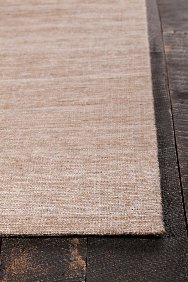 Chandra Rugs Pretor 60% Jute + 30% Wool +10%Cotton Hand-Woven Flatweave Contemporary Rug White/Natural 7'9 x 10'6