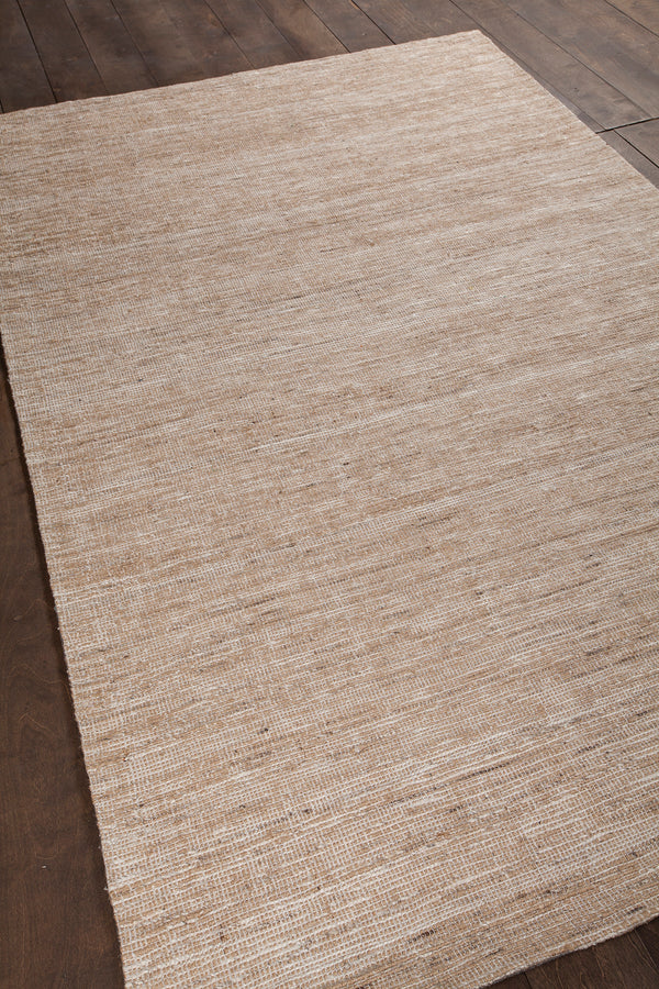 Chandra Rugs Pretor 60% Jute + 30% Wool +10%Cotton Hand-Woven Flatweave Contemporary Rug White/Natural 7'9 x 10'6