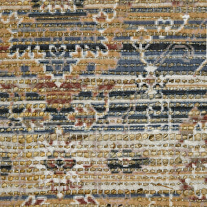 AMER Rugs Prairie PRE-1 Hand-Loomed Oriental Transitional Area Rug Blue/Green 3'6" x 5'6"