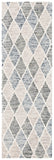 Precious 215 Hand Tufted 80% Wool, 20% Cotton Contemporary Rug Blue / Beige 80% Wool, 20% Cotton PRE215M-28