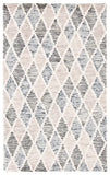 Precious 215 Hand Tufted 80% Wool, 20% Cotton Contemporary Rug Blue / Beige 80% Wool, 20% Cotton PRE215M-3