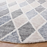 Precious 215 Hand Tufted 80% Wool, 20% Cotton Contemporary Rug Blue / Beige 80% Wool, 20% Cotton PRE215M-6R