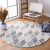 Precious 215 Hand Tufted 80% Wool, 20% Cotton Contemporary Rug Blue / Beige 80% Wool, 20% Cotton PRE215M-6R