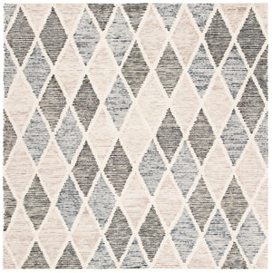 Precious 215 Hand Tufted 80% Wool, 20% Cotton Contemporary Rug Blue / Beige 80% Wool, 20% Cotton PRE215M-6SQ