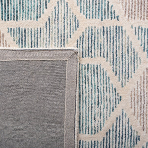 Precious 217 Hand Tufted 80% Wool, 20% Cotton Contemporary Rug Turquoise 80% Wool, 20% Cotton PRE217K-5