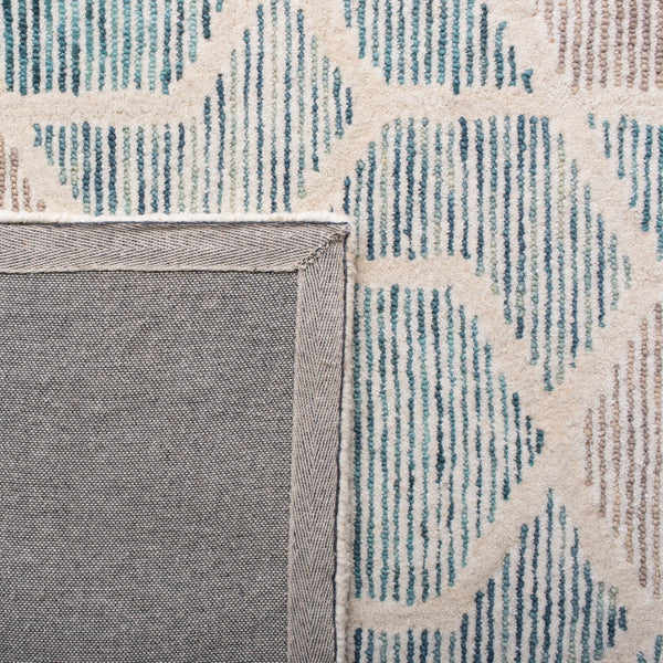 Precious 217 Hand Tufted 80% Wool, 20% Cotton Contemporary Rug Turquoise 80% Wool, 20% Cotton PRE217K-5
