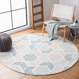 Precious 217 Hand Tufted 80% Wool, 20% Cotton Contemporary Rug Turquoise 80% Wool, 20% Cotton PRE217K-6R