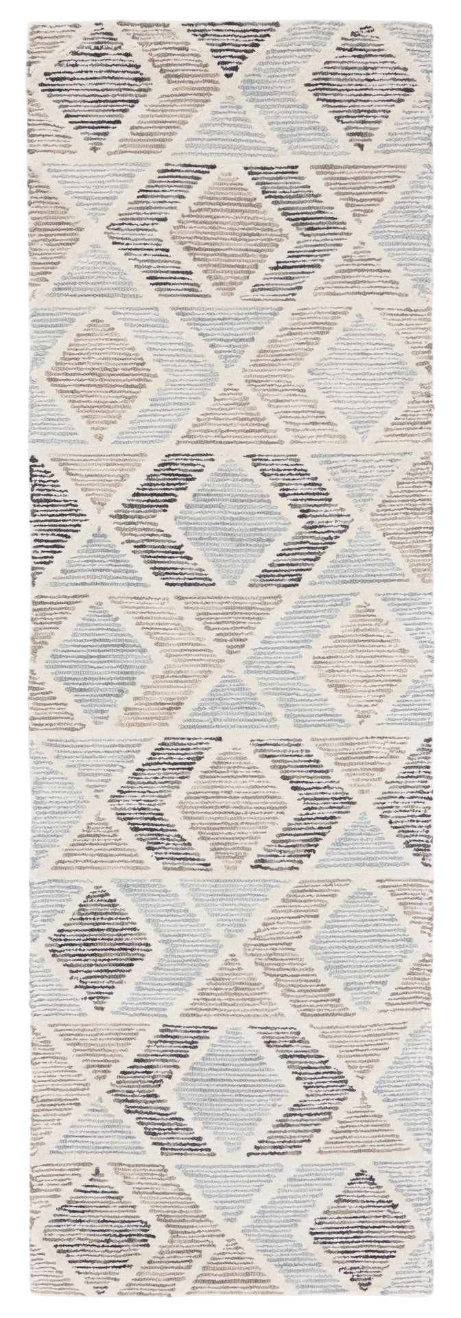 Precious 219 Hand Tufted 80% Wool, 20% Cotton Contemporary Rug Blue / Beige 80% Wool, 20% Cotton PRE219M-28
