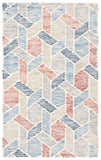 Precious 221 Hand Tufted 80% Wool, 20% Cotton Contemporary Rug Blue / Rust 80% Wool, 20% Cotton PRE221M-3