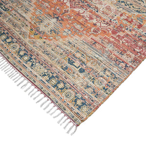 AMER Rugs Prairie PRE-3 Hand-Loomed Oriental Transitional Area Rug Pink/Blue 3'6" x 5'6"