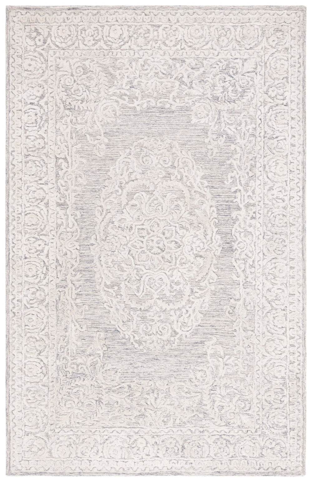 Safavieh Precious 305 Hand Tufted 60% Wool/ 20% bamboo silk/20% Cotton with Cotton backing Transitional Rug PRE305B-8