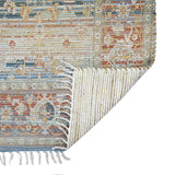 AMER Rugs Prairie PRE-4 Hand-Loomed Oriental Transitional Area Rug Blue/Red 3'6" x 5'6"