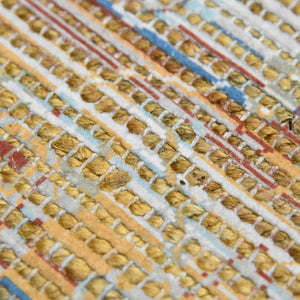 AMER Rugs Prairie PRE-4 Hand-Loomed Oriental Transitional Area Rug Blue/Red 3'6" x 5'6"