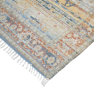 AMER Rugs Prairie PRE-4 Hand-Loomed Oriental Transitional Area Rug Blue/Red 3'6" x 5'6"