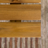 Walker Edison Prenton Modern/Contemporary Modern Slat Back Wood 70" Dining Table PREO1MNL