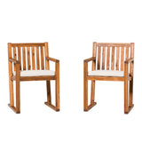 Walker Edison Prenton Modern/Contemporary Modern Slat Back Wood Dining Chairs (Set of 2) PREO9LBRB