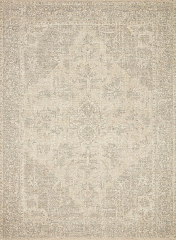 Loloi Priya PRY-04 55% Cotton, 27% Polyester, 10% Viscose, 8% Wool Pile Hand Woven Transitional Rug PRIYPRY-04IVGY93D0