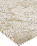 Frida Distressed Abstract Watercolor Rug, Ivory/Gray/Tan, 9ft x 12ft Area Rug