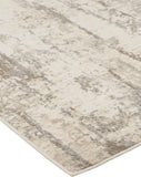 Frida Distressed Abstract Prismatic Rug, Ivory/Gray/Brown, 9ft x 12ft Area Rug