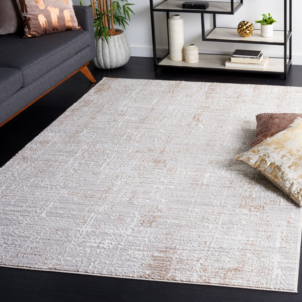 Safavieh Parker 100  Power Loomed Rug Taupe / Grey Gold PRK100D-9