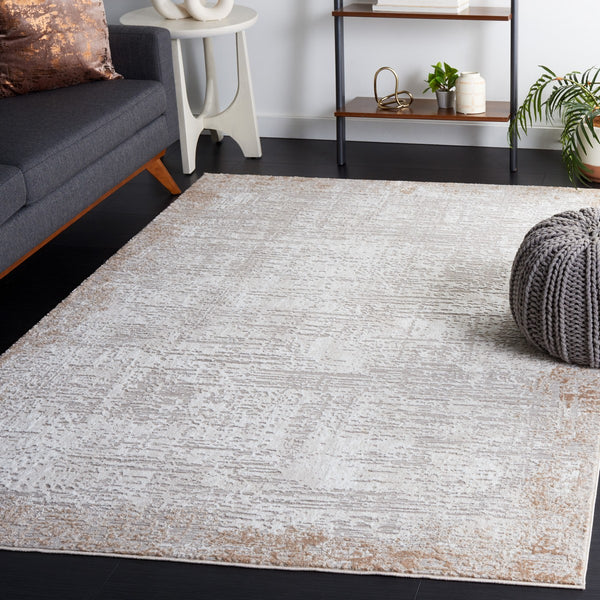 Safavieh Parker 101  Power Loomed Rug Taupe / Grey Gold PRK101D-9