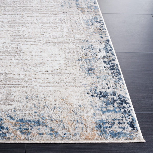 Safavieh Parker 101  Power Loomed Rug Taupe / Ivory Blue PRK101E-9